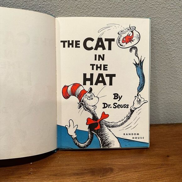Dr. Suess The Cat In The Hat‎ 1957 First Edition with Jacket - Picture 11 of 16